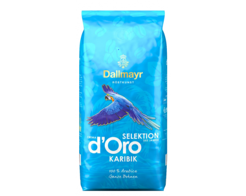 Кофе Dallmayr в зерне Crema d'Oro Selektion Des Jahres Karibik 1 кг.
