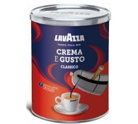 Кофе молотый Lavazza Crema e Gusto 250 г жестяная банка