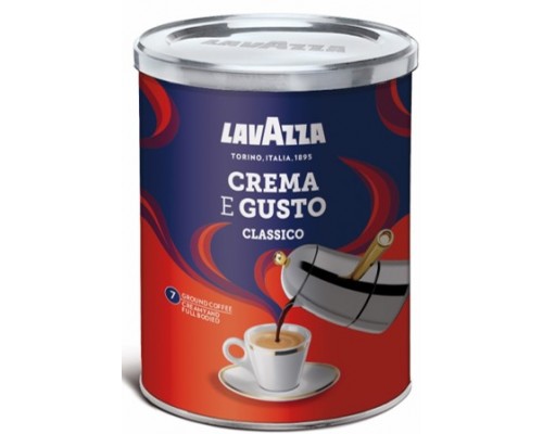 Кофе Lavazza Crema e Gusto молотый (ж\б) 250 г