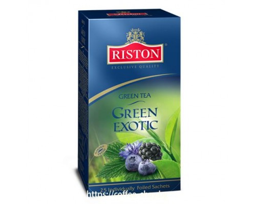 Чай Riston Green Exotic (Экзотик) 25 пак.