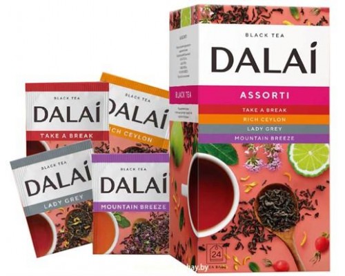 Чай черный Dalai Assorti  24 конв.