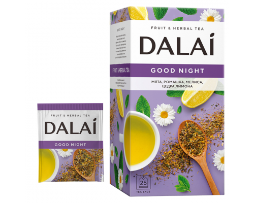 Чай травяной Dalai Good Night 25 конв.