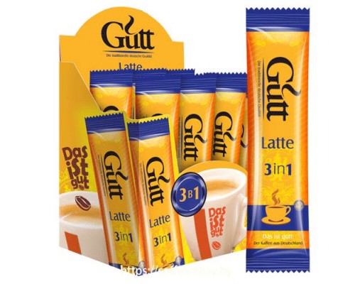 Кофе "Gutt" Latte 3 в 1, 25 пак